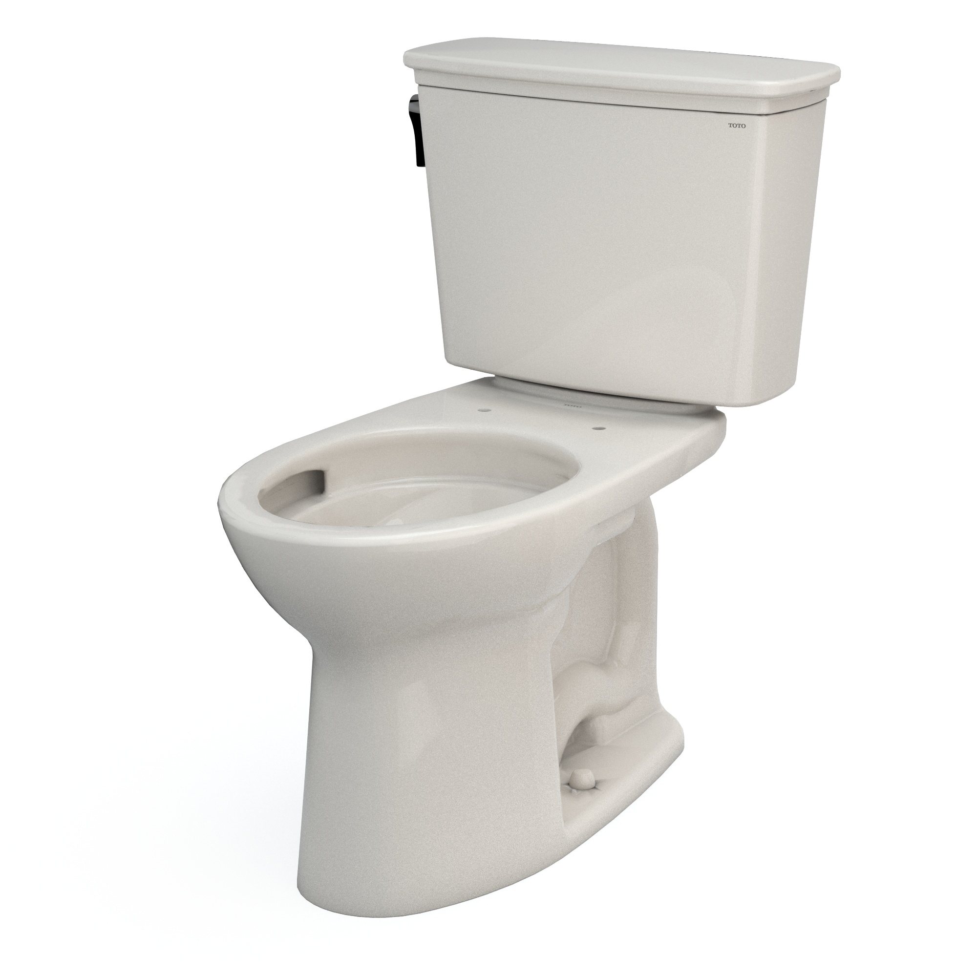 TOTO CST786CEG#12 Drake Transitional Two-Piece Elongated 1.28 Gpf Tornado Flush Toilet With Cefiontect - Sedona Beige