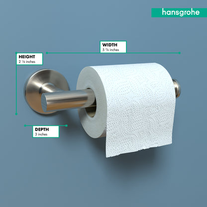 HANSGROHE 41726000 Chrome Logis Universal Modern Toilet Paper Holder