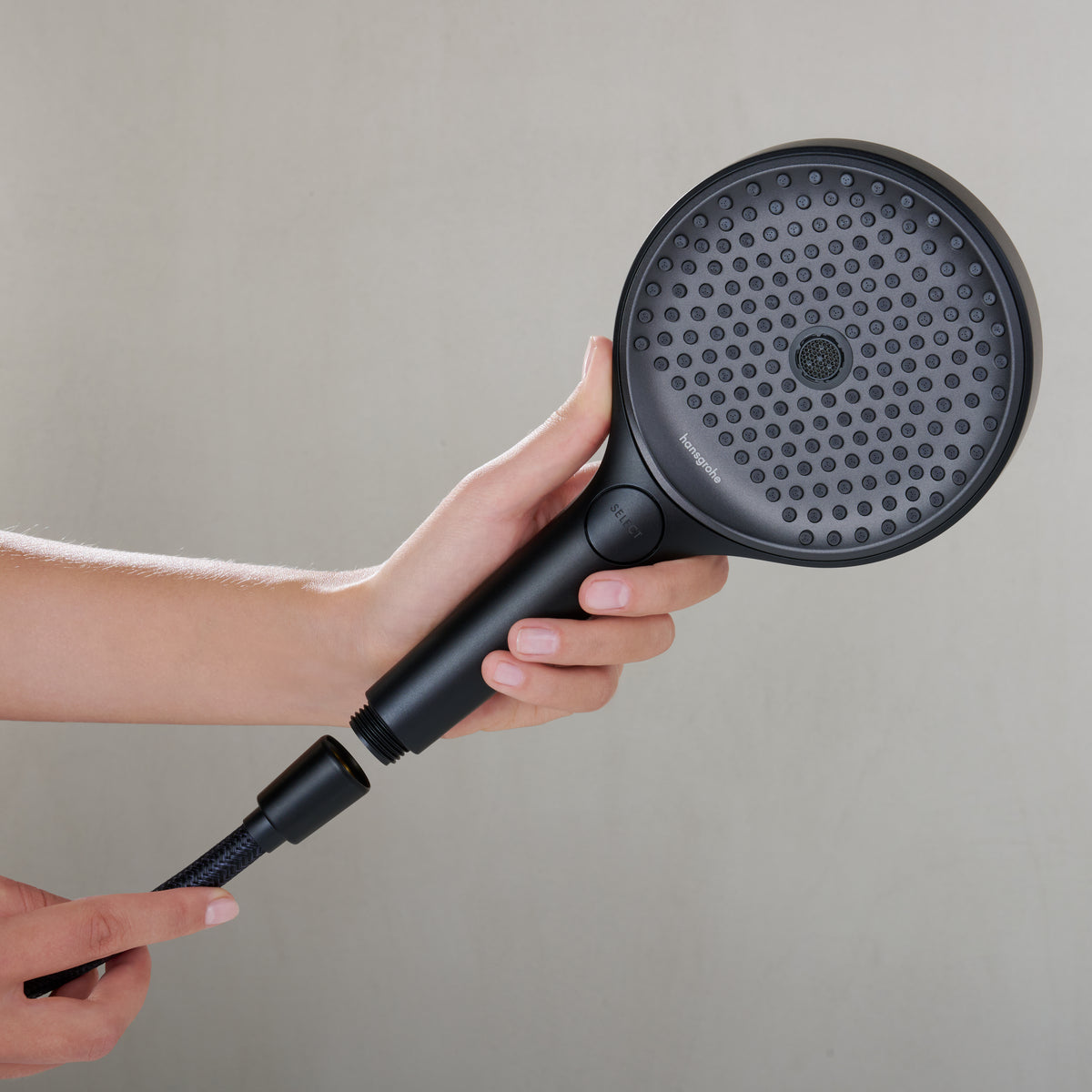 HANSGROHE 28230670 DesignFlex Textile Handshower Hose, 80" - Matte Black