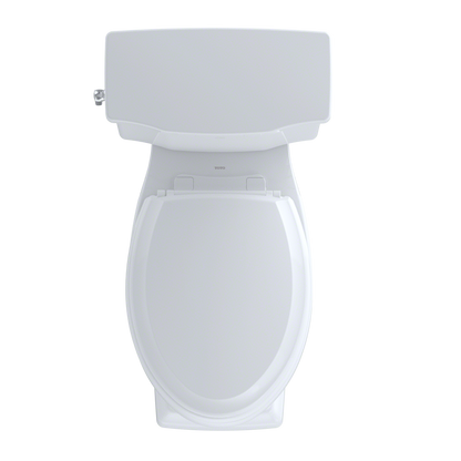 TOTO CST404CEFRG#01 Promenade Ii Two-Piece Elongated 1.28 Gpf Universal Height Toilet With Cefiontect And Right-Hand Trip Lever - Cotton White