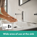 HANSGROHE 76070001 Finoris Single-Hole Faucet 260, 1.2 GPM - Chrome