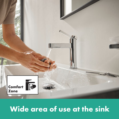 HANSGROHE 76070001 Finoris Single-Hole Faucet 260, 1.2 GPM - Chrome