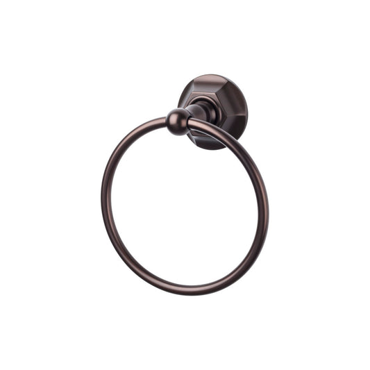 TOP KNOBS ED5ORBB TOP BATH (R) Edwardian Bath Towel Ring - Oil Rubbed Bronze