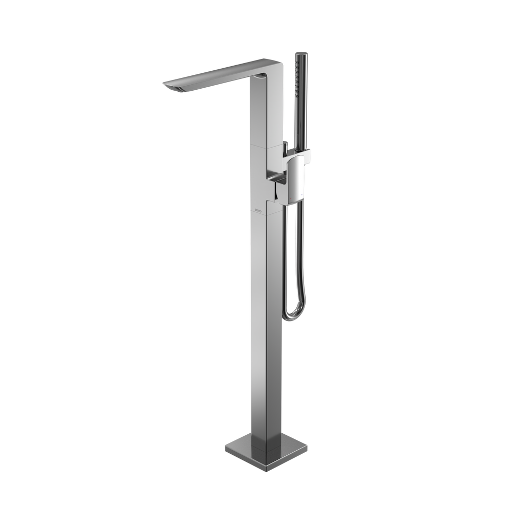 TOTO TBG02306U#CP Gr Single-Handle Freestanding Tub Filler Faucet With Handshower - Polished Chrome
