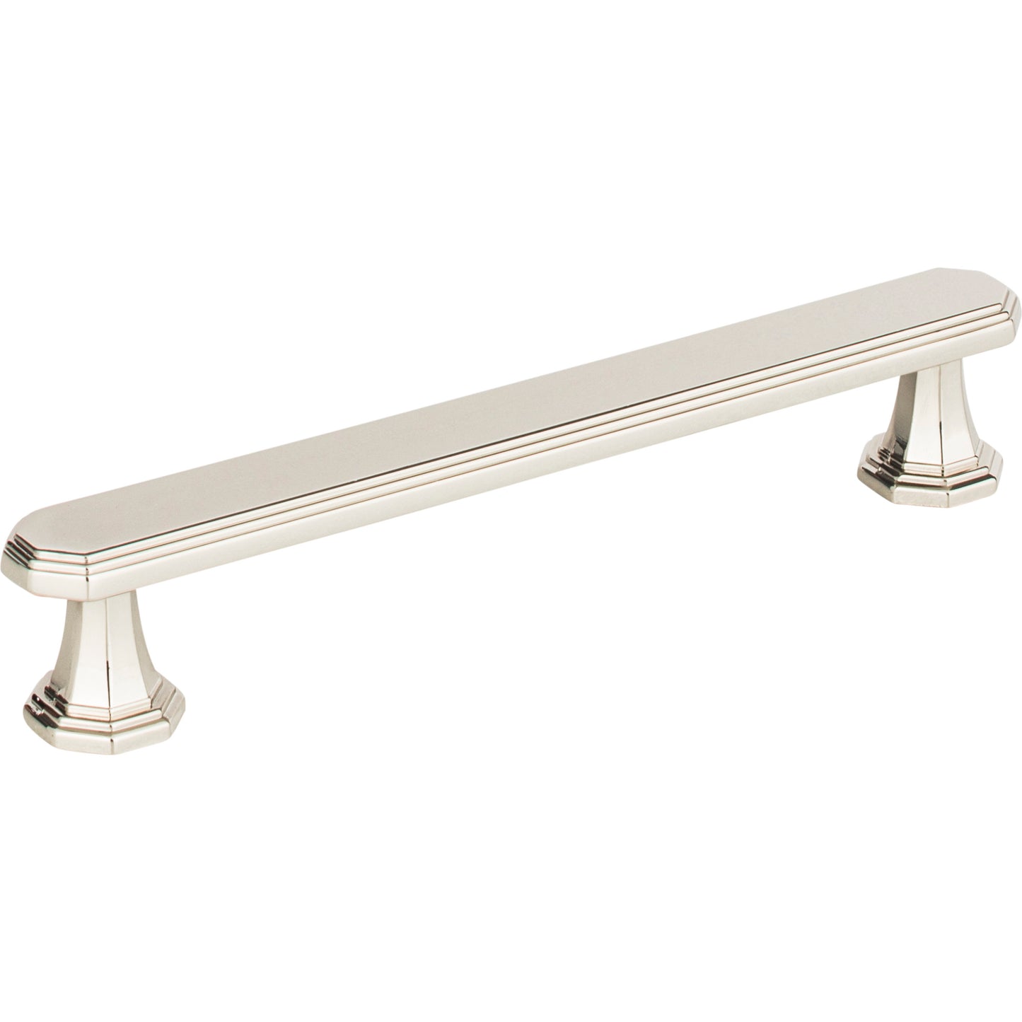 ATLAS 348-PN Dickinson 5 1/16" Center to Center Bar Pull - Polished Nickel