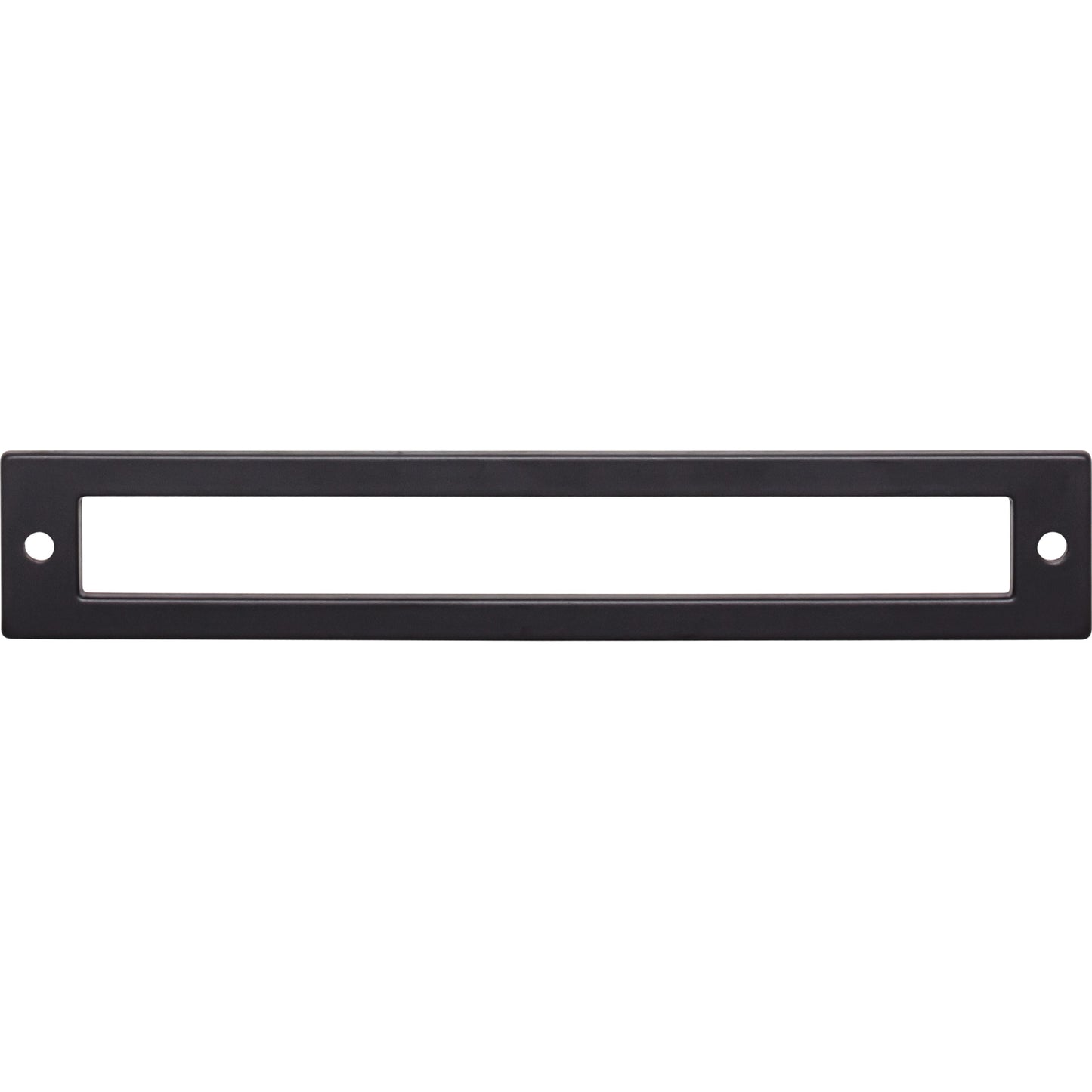 TOP KNOBS TK926BLK Hollin Pull Backplate - Flat Black