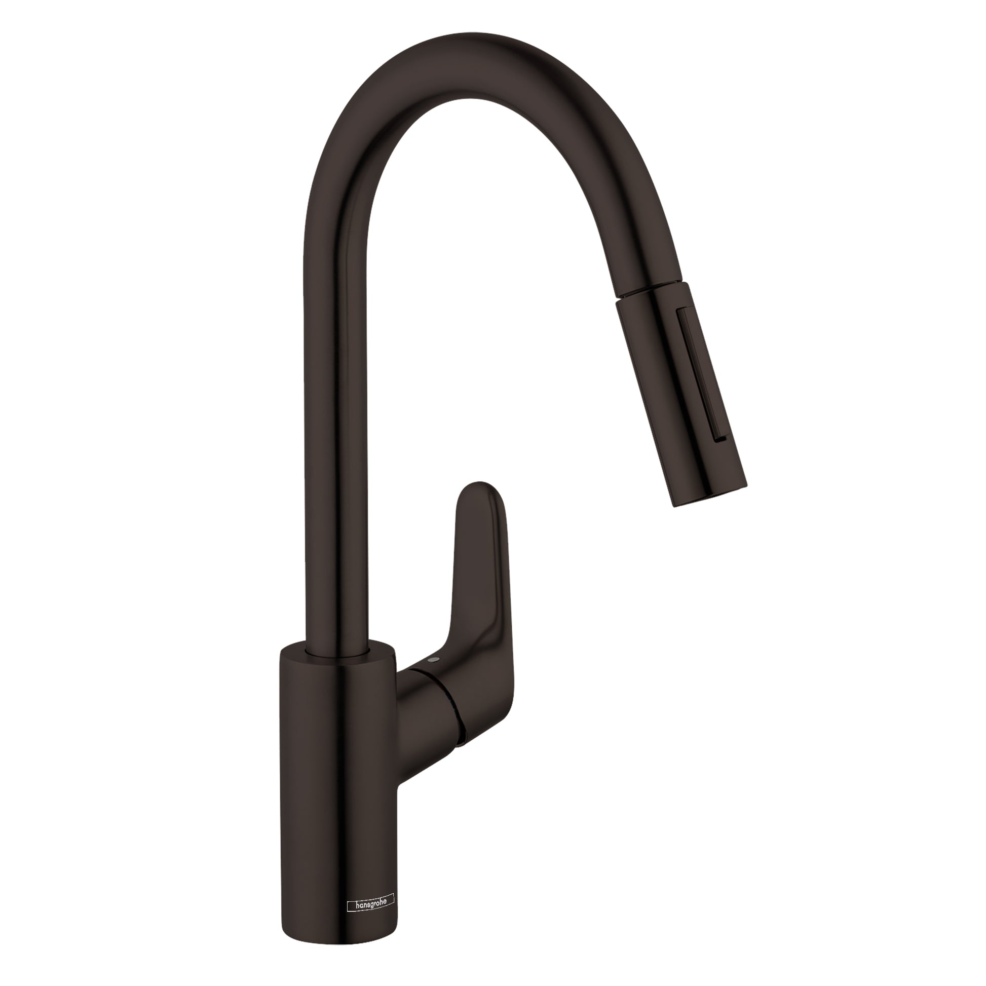 HANSGROHE 04505670 Focus HighArc Kitchen Faucet, 2-Spray Pull-Down, 1.75 GPM - Matte Black