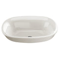 TOTO LT480G#11 Maris Oval Semi-Recessed Vessel Bathroom Sink With Cefiontect - Colonial White
