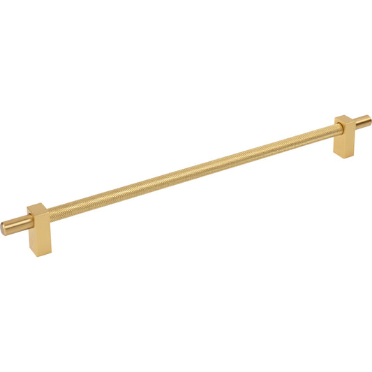 JEFFREY ALEXANDER 598-305BG Larkin Knurled Center 305 mm Center-to-Center Bar Pull - Brushed Gold