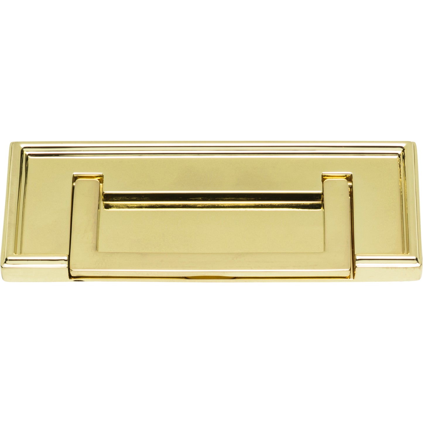 ATLAS 381-PB Campaign 3" Center to Center Drop Handle - Polished Brass