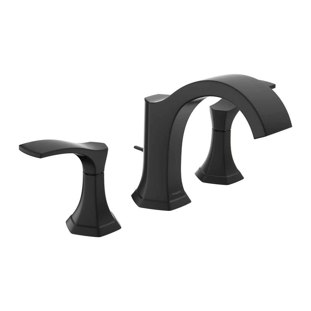HANSGROHE 04813670 Locarno Widespread Faucet 110 with pop-up drain, 1.2 GPM - Matte Black