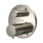 TOTO TBV01407U#PN Round Thermostatic Mixing Valve With Volume Control Shower Trim - Polished Nickel