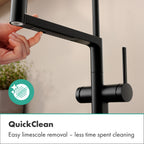 HANSGROHE 72861671 Talis N Semi-Pro PowderSpray Kitchen Faucet 1.75 GPM - Matte Black