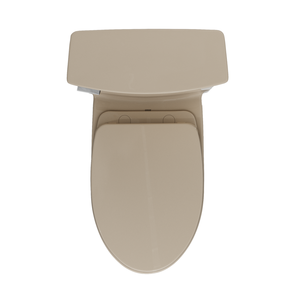 TOTO MS964124CEFG#03 Soiree One Piece Elongated 1.28 Gpf Universal Height Skirted Toilet With Cefiontect - Bone