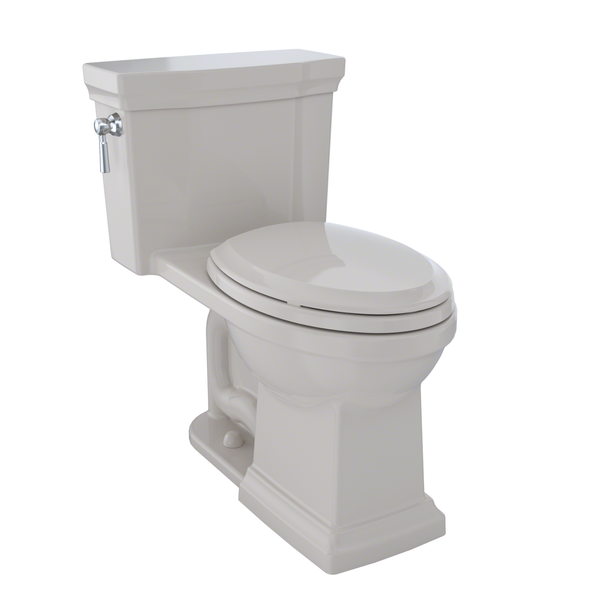 TOTO MS814224CUFG#12 Promenade Ii 1G One-Piece Elongated 1.0 Gpf Universal Height Toilet With Cefiontect - Sedona Beige