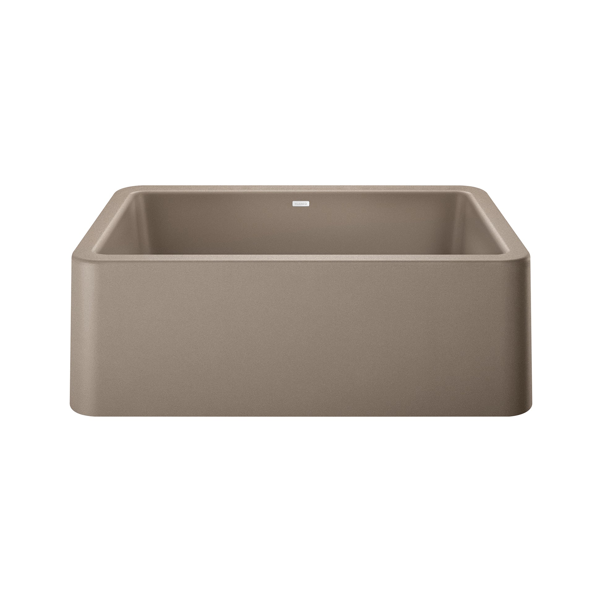 BLANCO 401777 Ikon Ikon SILGRANIT 30" Single Bowl Apron-Front Farmhouse Sink - Truffle in Truffle