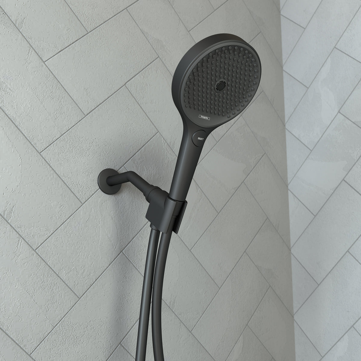 HANSGROHE 26865671 Rainfinity Handshower 130 3-Jet, 1.75 GPM - Matte Black