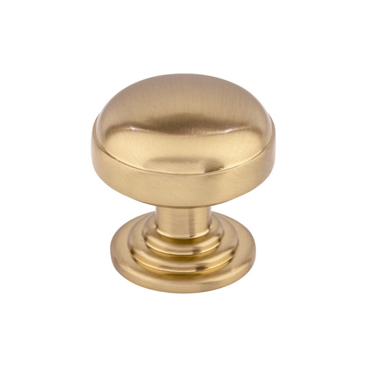 TOP KNOBS TK3000HB Ellis 1 1/4" Length Mushroom Knob , Honey Bronze