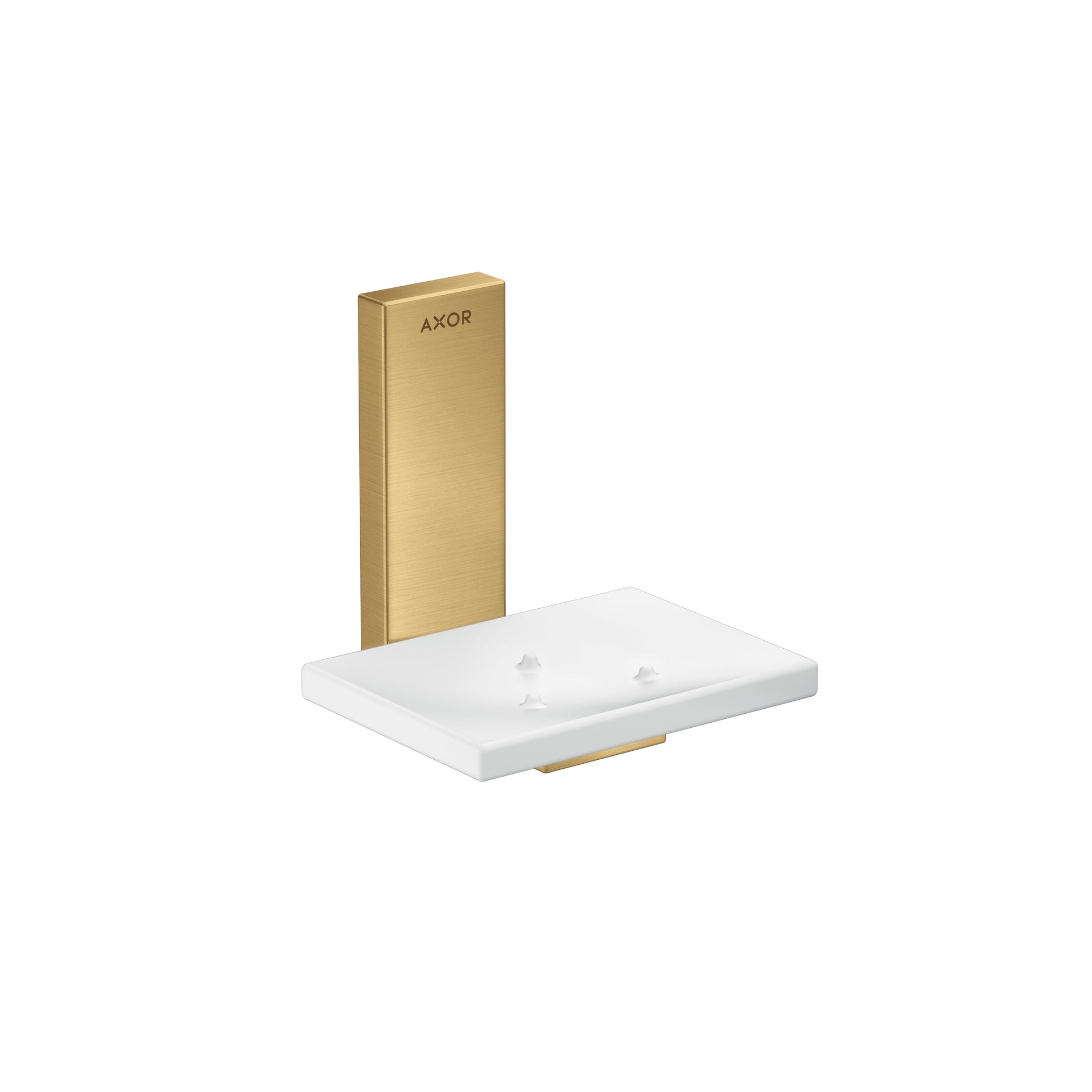 AXOR Universal Rectangular  Soap Dish in Brushed Gold Optic
