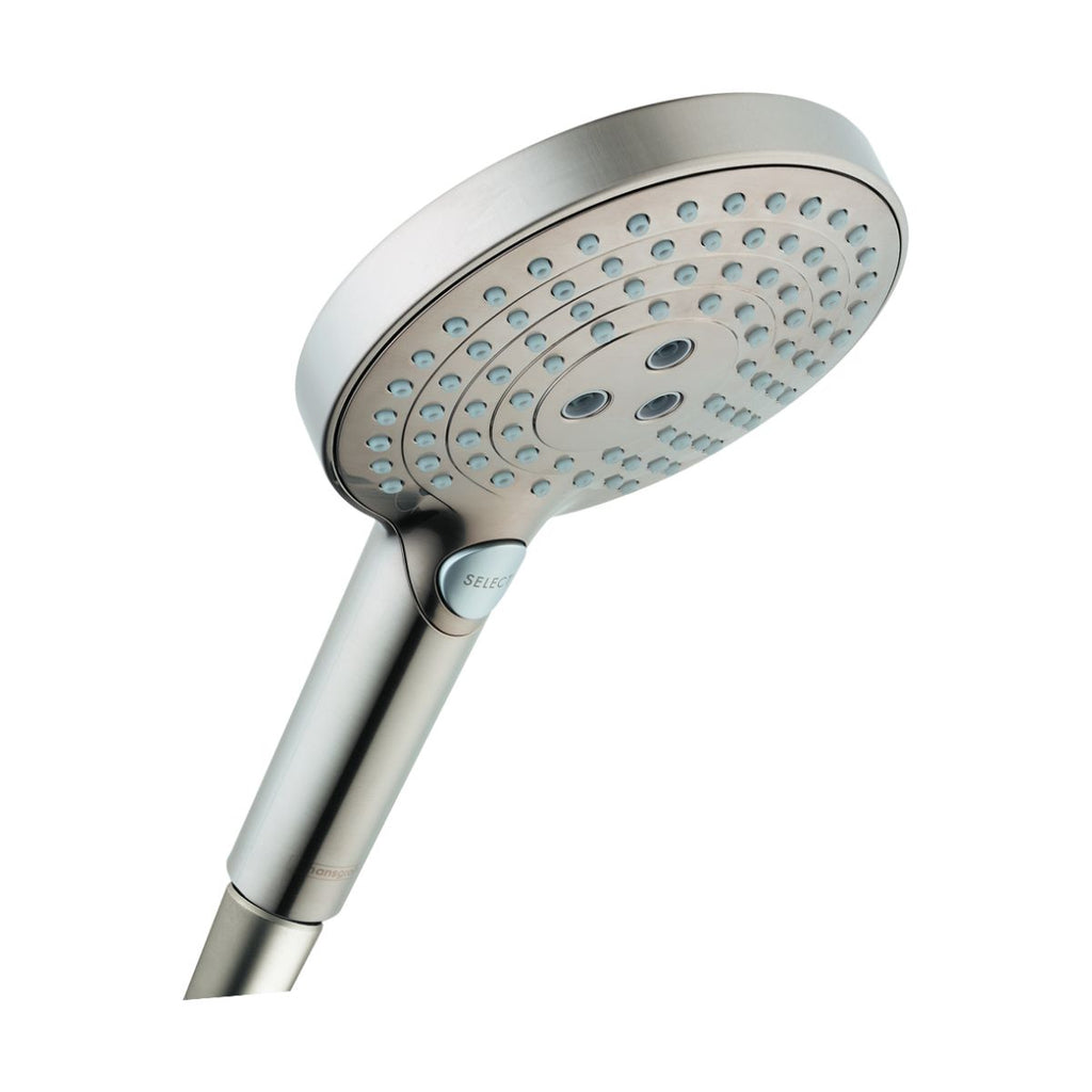 HANSGROHE 04529820 Raindance Select S Handshower 120 3-Jet, 2.0 GPM - Brushed Nickel