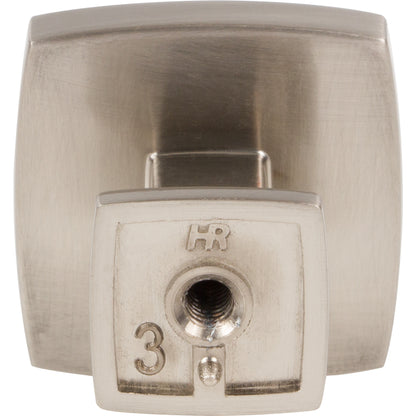 JEFFREY ALEXANDER 141SN Renzo 1-1/4" Diameter Square Knob - Satin Nickel