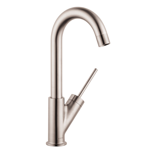 AXOR 10826801 Starck Bar Faucet, 1.5 GPM - Stainless Steel Optic