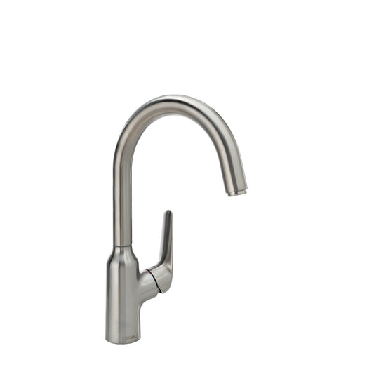 HANSGROHE 71802801 Focus N Bar Faucet, 1.75 GPM - Stainless Steel Optic