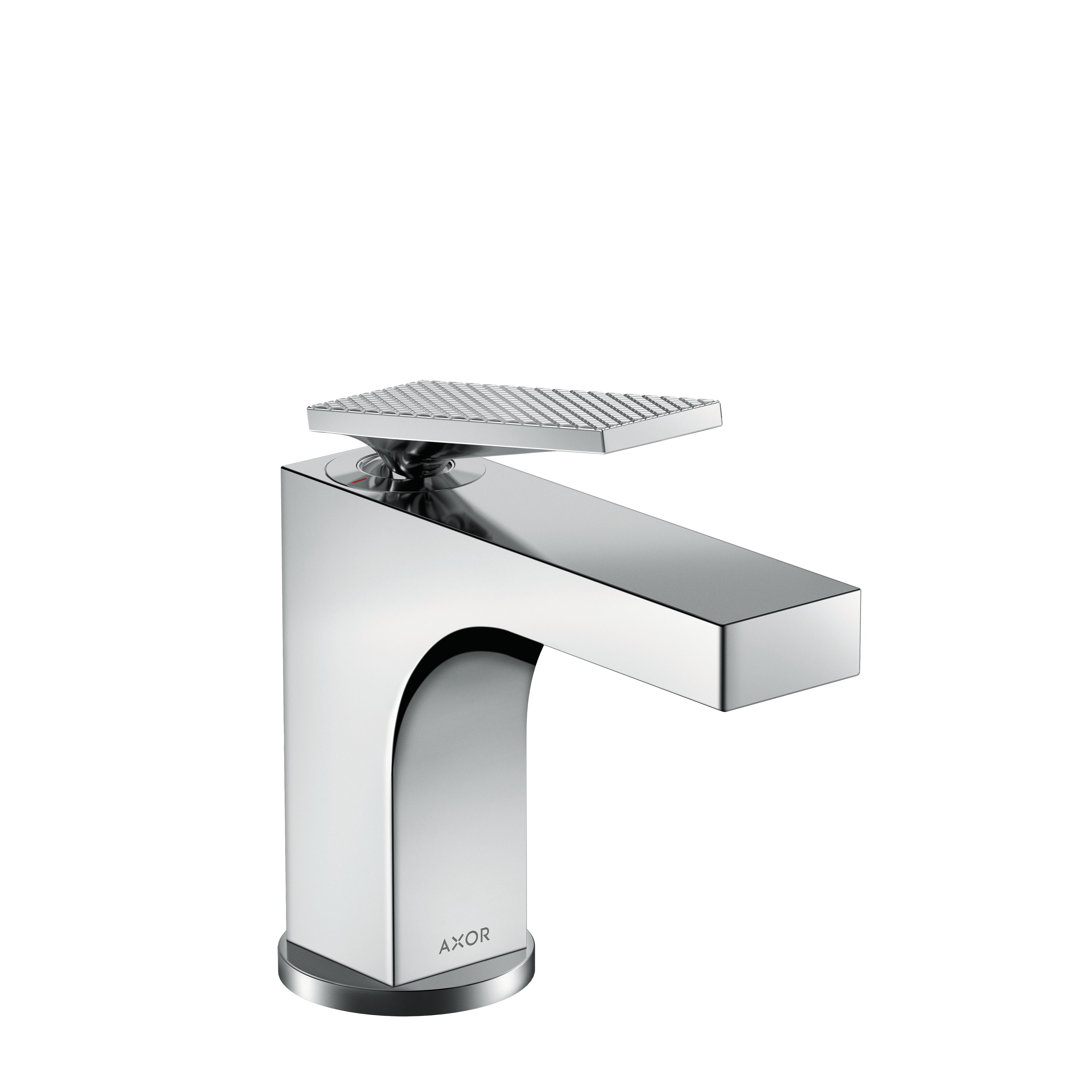 AXOR 39001001 Citterio Single-Hole Faucet 90 with Pop-Up Drain- Rhombic Cut, 1.2 GPM - Chrome