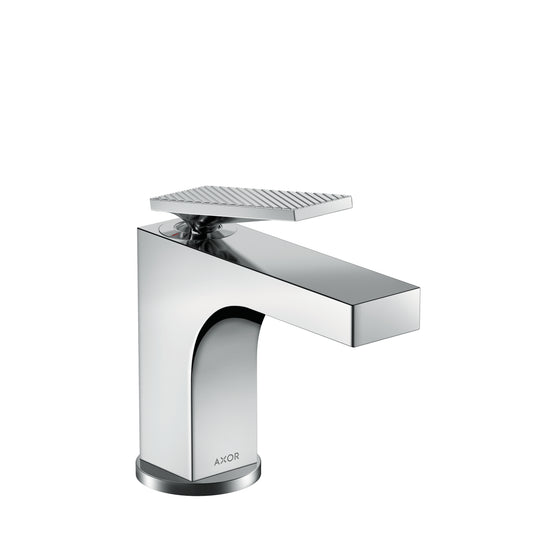 AXOR 39001001 Citterio Single-Hole Faucet 90 with Pop-Up Drain- Rhombic Cut, 1.2 GPM - Chrome