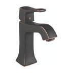 HANSGROHE 31075921 Metris C Single-Hole Faucet 100 with Pop-Up Drain, 1.2 GPM - Rubbed Bronze