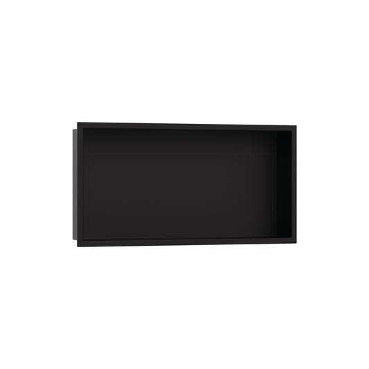 HANSGROHE 56064670 XtraStoris Original Wall Niche with Integrated Frame 12"x 24"x 4"  in Matte Black