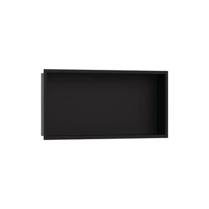 HANSGROHE 56064670 XtraStoris Original Wall Niche with Integrated Frame 12"x 24"x 4" - Matte Black