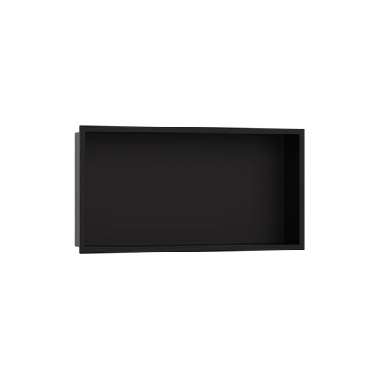 HANSGROHE 56064670 XtraStoris Original Wall Niche with Integrated Frame 12"x 24"x 4" - Matte Black