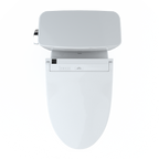 TOTO MW7763084CSFG.10#01 Drake Washlet+ Two-Piece Elongated 1.6 Gpf Universal Height Tornado Flush Toilet With C5 Bidet Seat - Cotton White