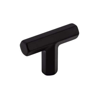 TOP KNOBS TK790BLK Lydia 1 3/4" Length Geometric Knob - Flat Black