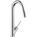 AXOR 12806001 Starck HighArc Kitchen Faucet 2-Spray Pull-Down, 1.5 GPM - Chrome