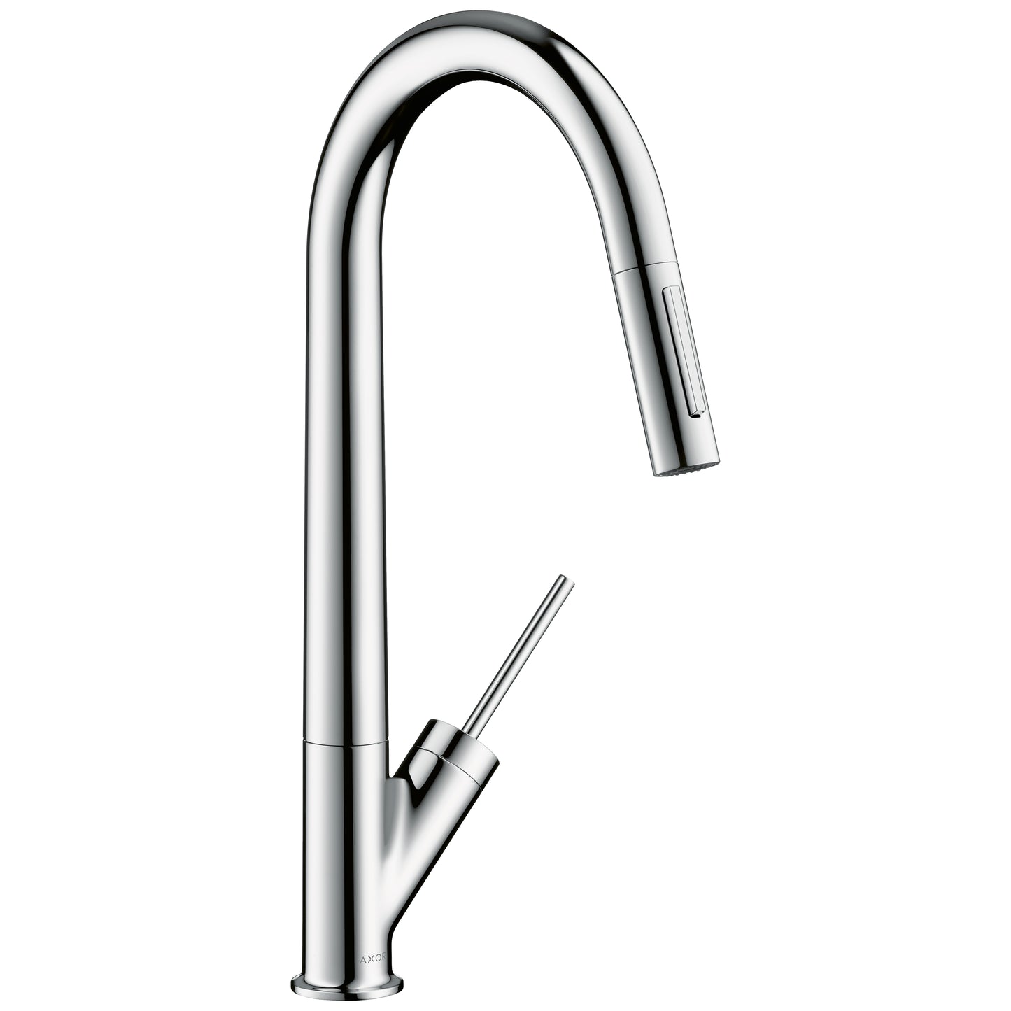 AXOR 12806001 Starck HighArc Kitchen Faucet 2-Spray Pull-Down, 1.5 GPM - Chrome