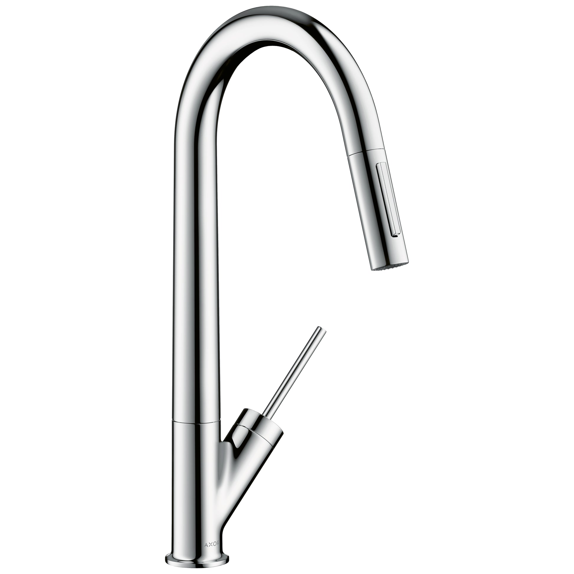 AXOR 12806001 Starck HighArc Kitchen Faucet 2-Spray Pull-Down, 1.5 GPM - Chrome