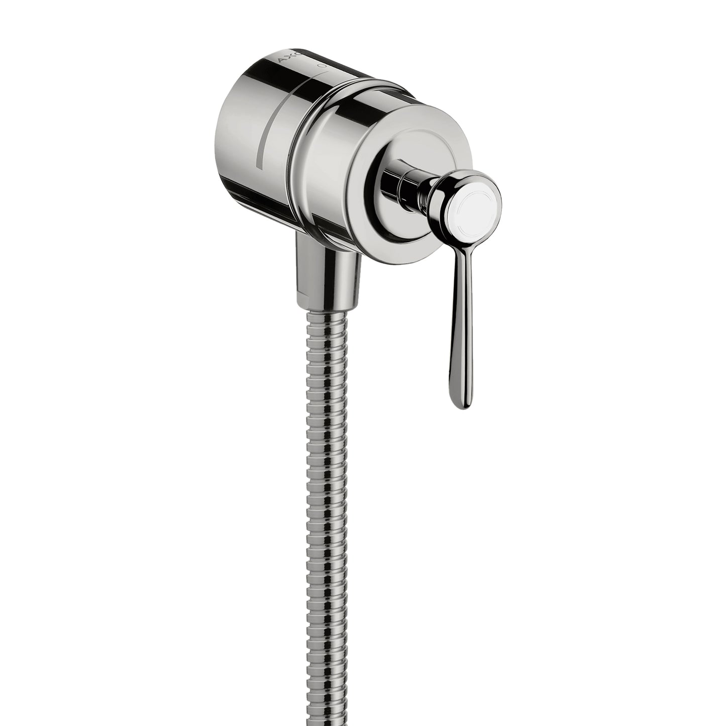 AXOR 16883001 Montreux Wall Outlet with Check Valves and Volume Control, Lever Handle - Chrome