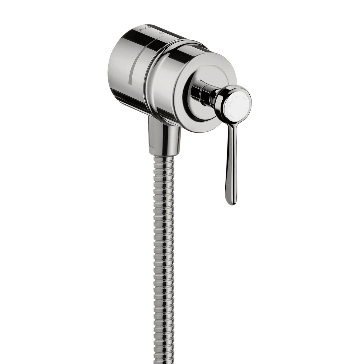 AXOR 16883001 Montreux Wall Outlet with Check Valves and Volume Control, Lever Handle - Chrome