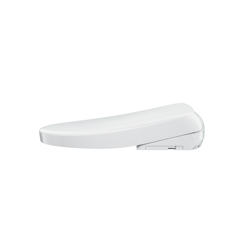 TOTO SW4725#01 Washlet S7 Electronic Bidet Toilet Seat With Ewater+ Bowl And Wand Cleaning And Contemporary Lid - Cotton White