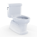 TOTO CST974CEFGAT40#01 Eco Guinevere Washlet+ Ready Elongated 1.28 Gpf Universal Height Skirted Toilet With Cefiontect - Cotton White