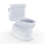 TOTO CST974CEFGAT40#01 Eco Guinevere Washlet+ Ready Elongated 1.28 Gpf Universal Height Skirted Toilet With Cefiontect - Cotton White