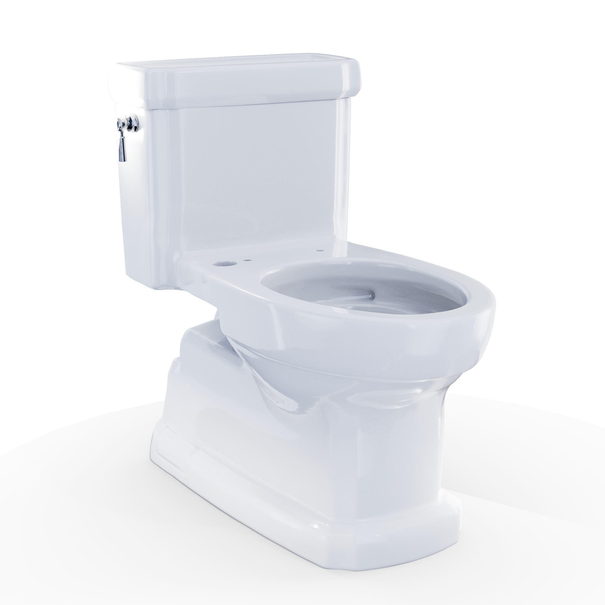 TOTO CST974CEFGAT40#01 Eco Guinevere Washlet+ Ready Elongated 1.28 Gpf Universal Height Skirted Toilet With Cefiontect - Cotton White
