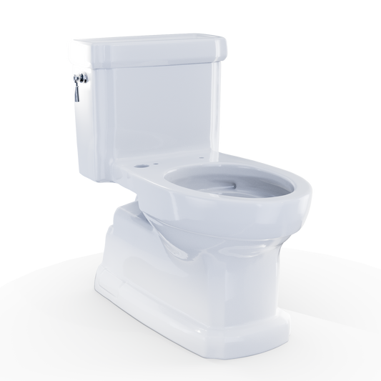 TOTO CST974CEFGAT40#01 Eco Guinevere Washlet+ Ready Elongated 1.28 Gpf Universal Height Skirted Toilet With Cefiontect - Cotton White