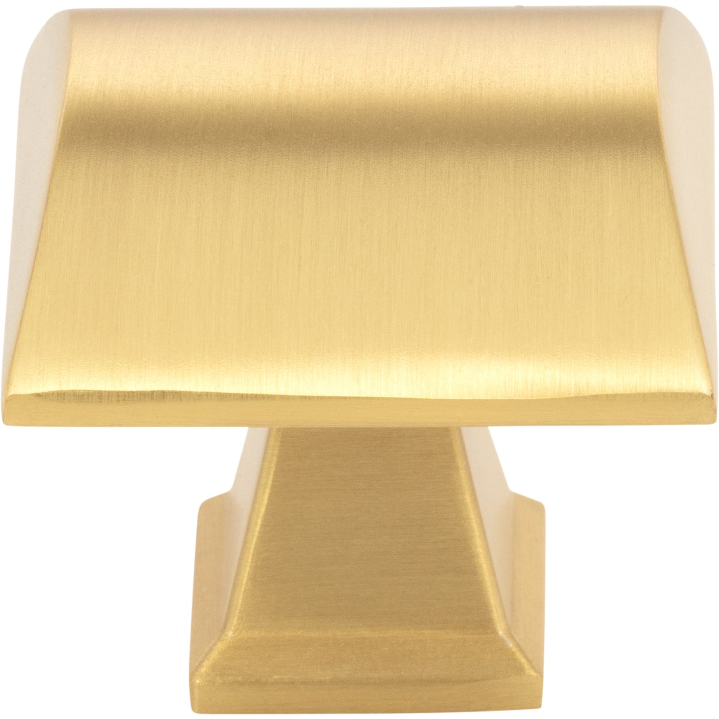 JEFFREY ALEXANDER 944BG Roman 1-1/4" Length Square Knob - Brushed Gold