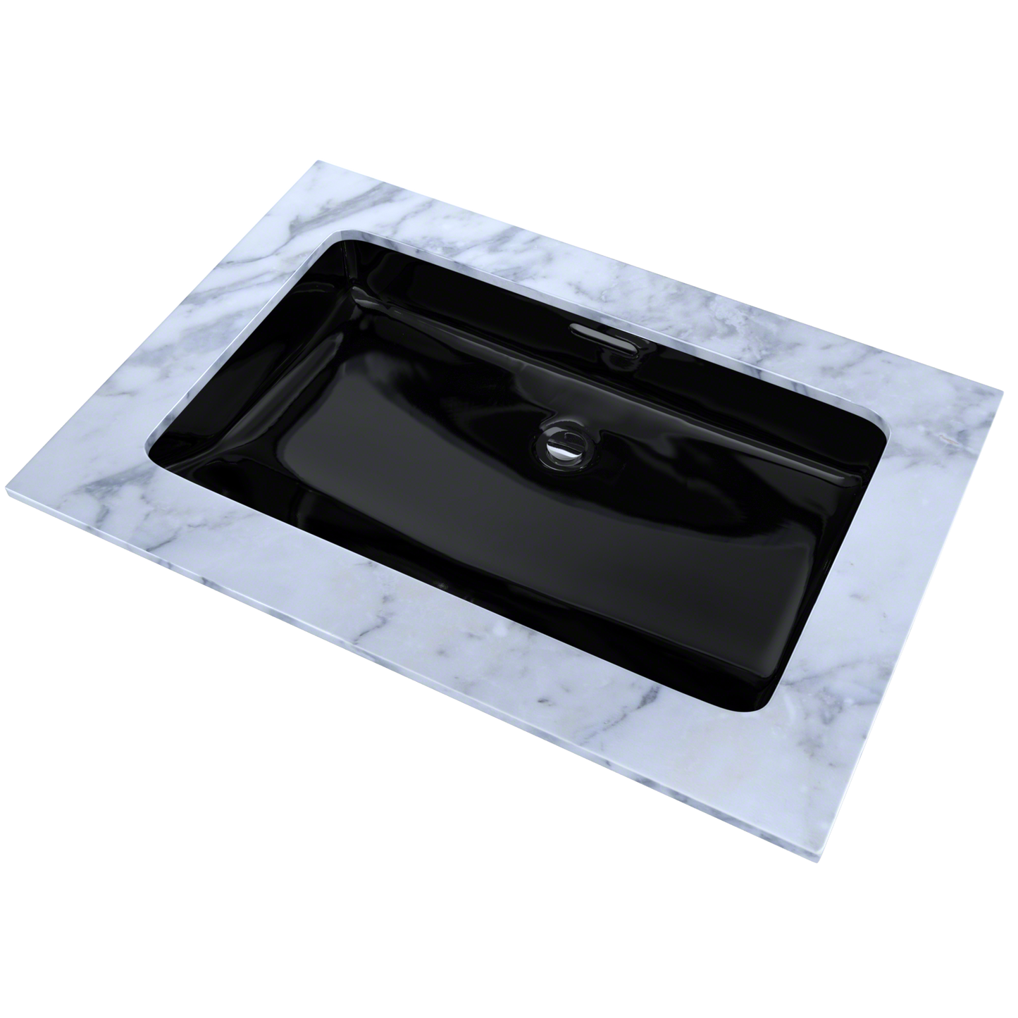 TOTO LT191#51 Rectangular Undermount Bathroom Sink , Ebony