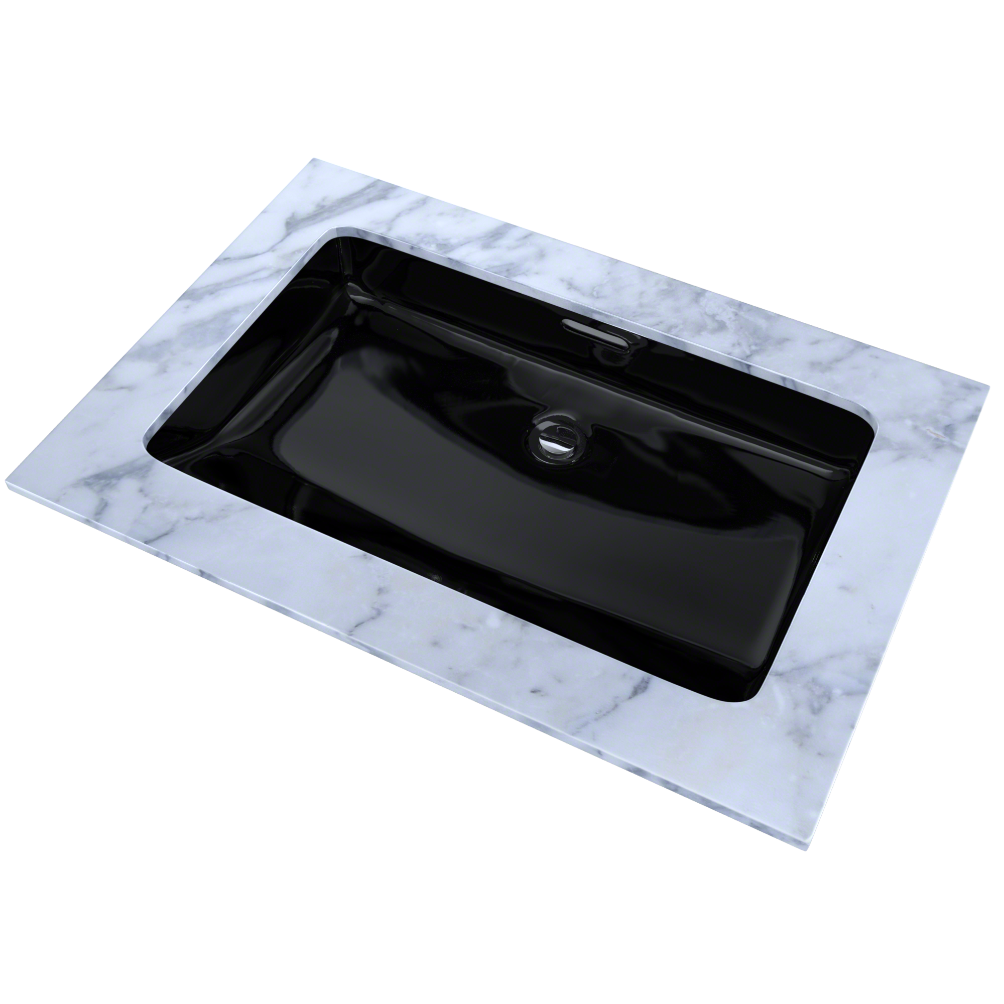 TOTO LT191#51 Rectangular Undermount Bathroom Sink - Ebony