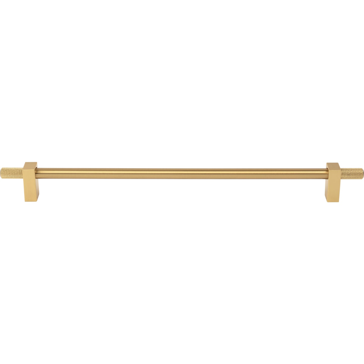JEFFREY ALEXANDER 698-305BG Larkin Knurled Ends 305 mm Center-to-Center Bar Pull - Brushed Gold