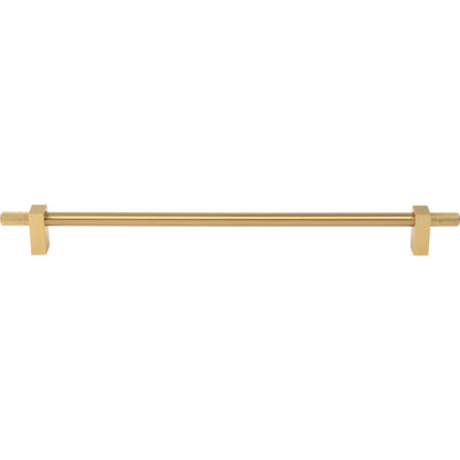 JEFFREY ALEXANDER 698-305BG Larkin Knurled Ends 305 mm Center-to-Center Bar Pull - Brushed Gold